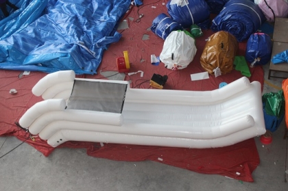 inflatable yacht slide