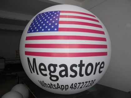 USA flag helium balloon