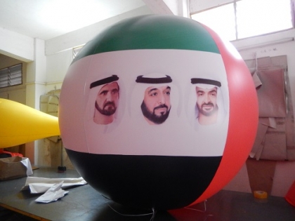 UAE flag balloon