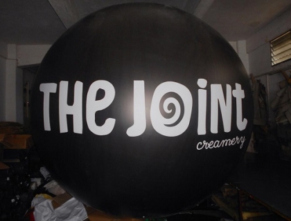 black inflatable balloon (th...