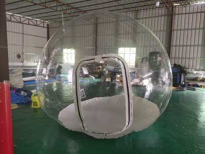 Inflatable bubble tent (sphe...