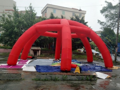 inflatable arch dome tent