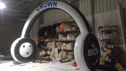 inflatable earphone arch