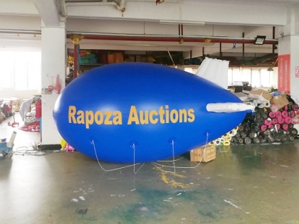 Inflatable blimp balloon blu...