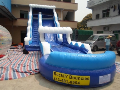 inflatable water slip slide