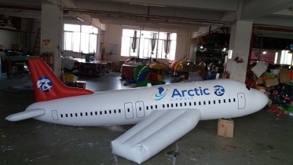 inflatble airplane for decor...