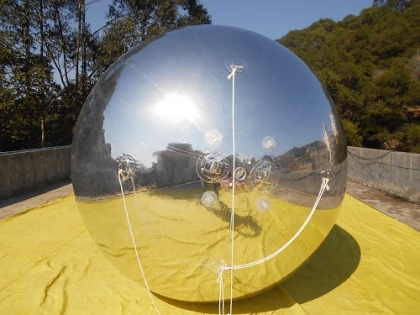 giant inflatable mirror ball