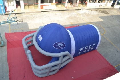 inflatable helmet tunnel