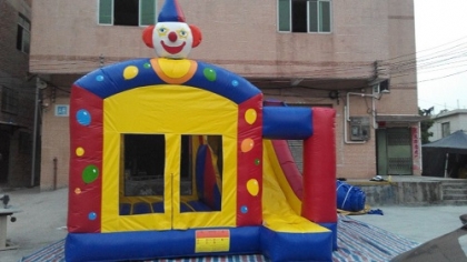 inflatable clown bouncer