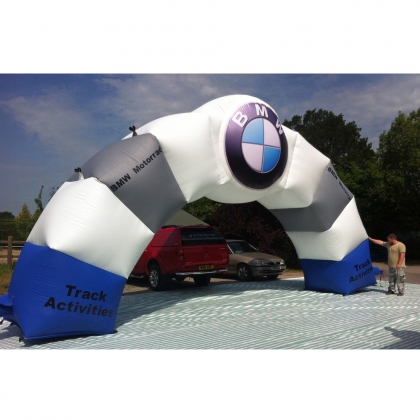 BMW inflatable arch