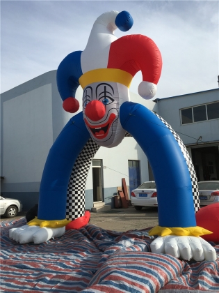 inflatable clown arch