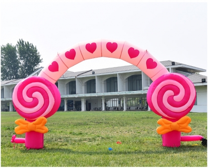 inflatable lollipop arch