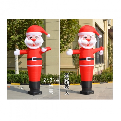 santa inflatable dancer