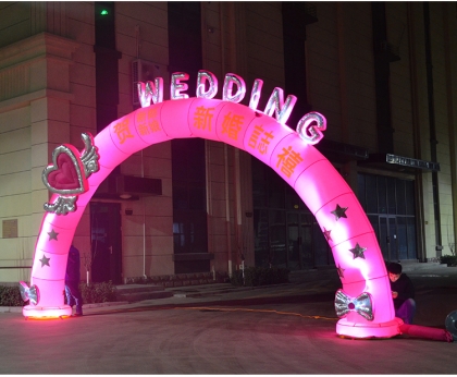 led inflatable wedding arch