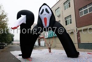 halloween inflatable grim re...