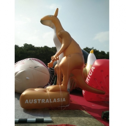 inflatable kangaroo animal b...