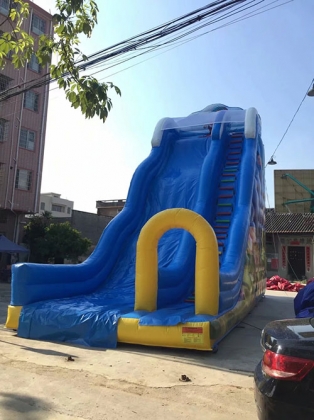 marine theme inflatable slid...