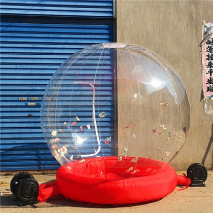 inflatable bubble cash booth