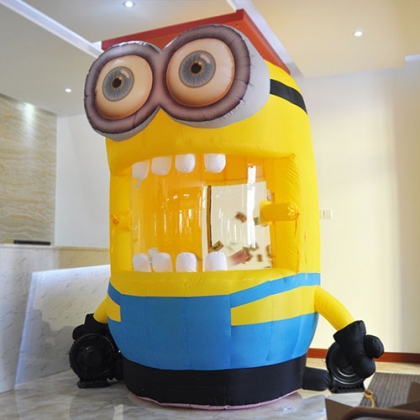 inflatable minions cash boot...