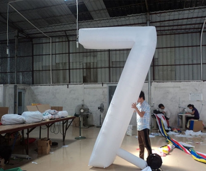 giant inflatable numbers