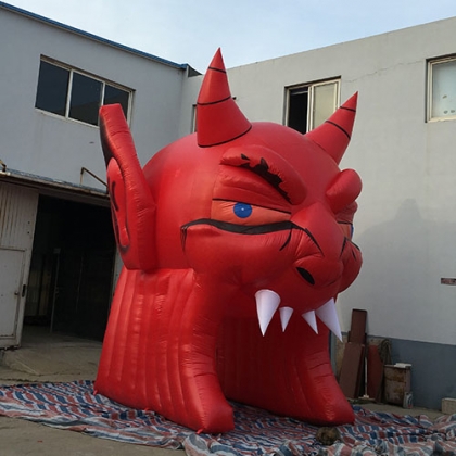 inflatable halloween evil tu...