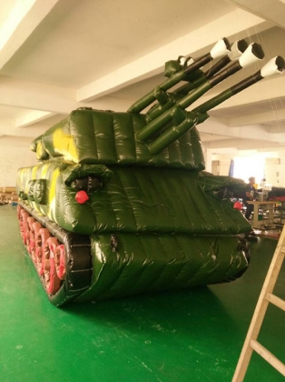 inflatable tank vehicle
