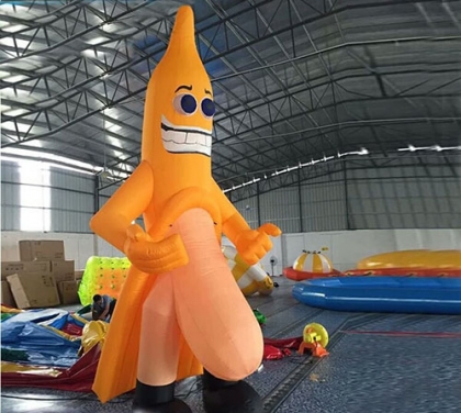 inflatable evil banana man