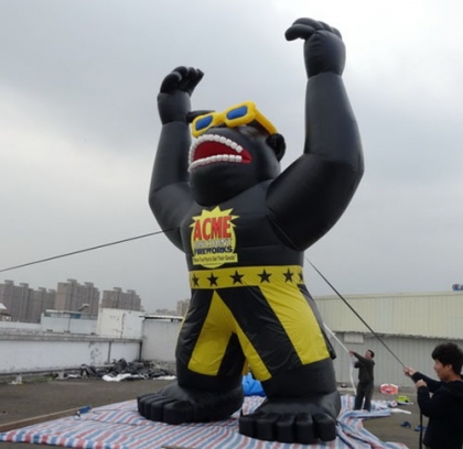 inflatable gorilla