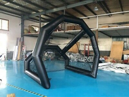 inflatable shooting cage bas...