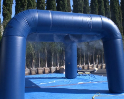 inflatable mist tent