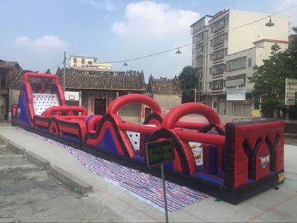 inflatable outdoor trampolin...