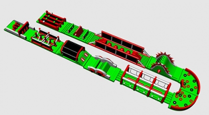 Inflatable Obstacle Course 5...