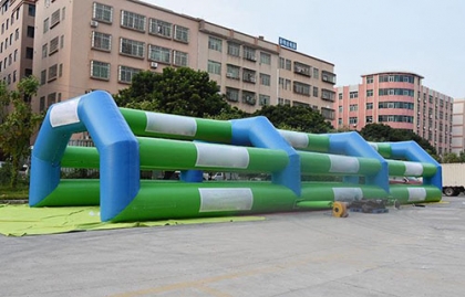 inflatable mist spray tunnel...