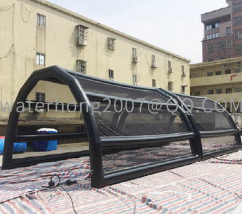 inflatable net shooting base...