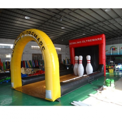 Inflatable bowling pin field...