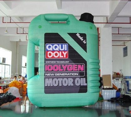 giant inflatable motor oil b...