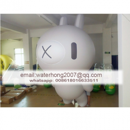 bunny inflatable rabbit ball...