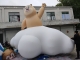 inflatable bear on cloud bal...