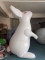 boiy white inflatable rabbit...