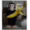 Plush banana monkey walking ...