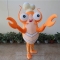 shrimp marine prawn mascot c...