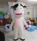 milk cow plush mascot costum...