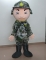 soldier plush costume mascot...