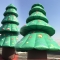inflatable santa tree advert...