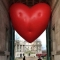 PVC red inflatable heart bal...