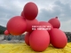 Big inflatable red dog heliu...