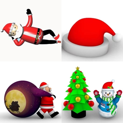 inflatable santa christmas a...