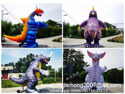 inflatable monster cartoon i...