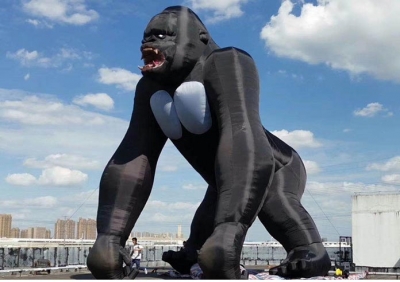 inflatble gorilla cartoon , ...