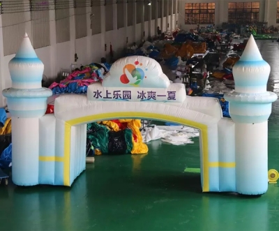 inflatable arch entrance, in...